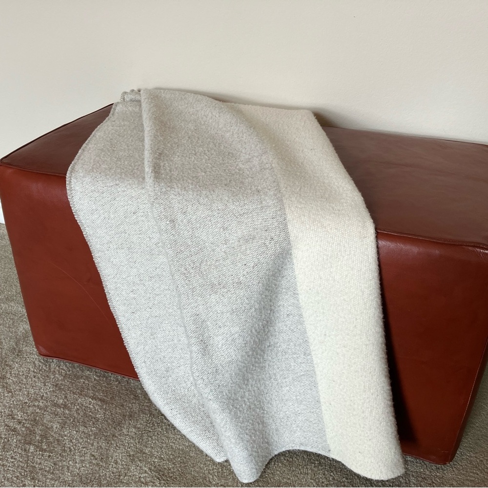 Citizenry Del Ruiz brushed wool throw blanket